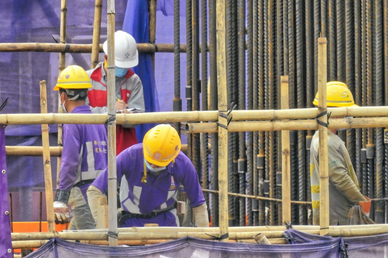 a group of construction workers